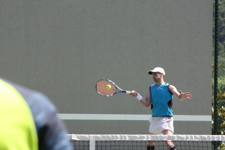 Rubén Lizarralde, campeón del torneo de tenis del año pasado