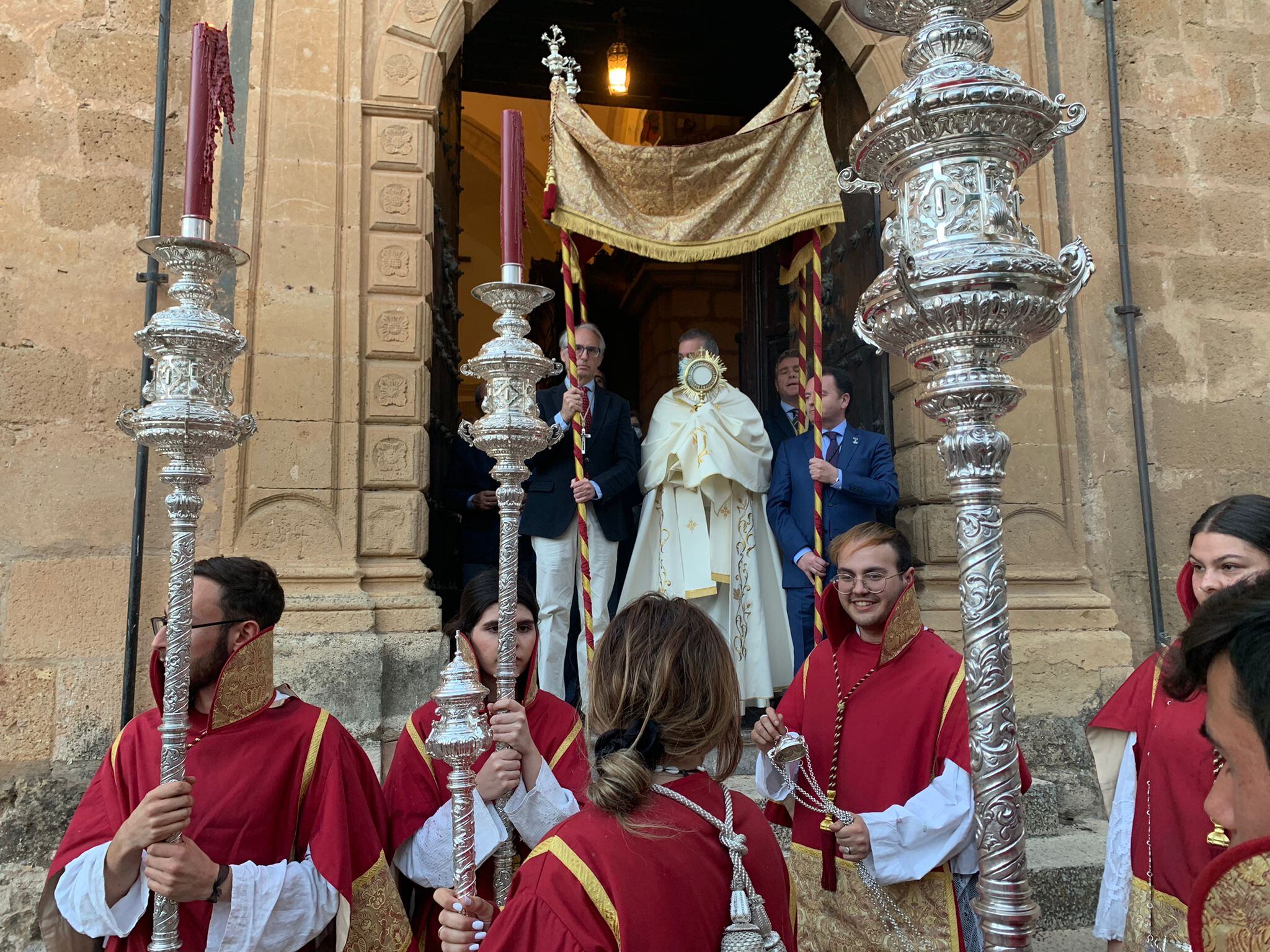 Celebración del Corpus Chiquito en Ronda durante el pasado año 2022