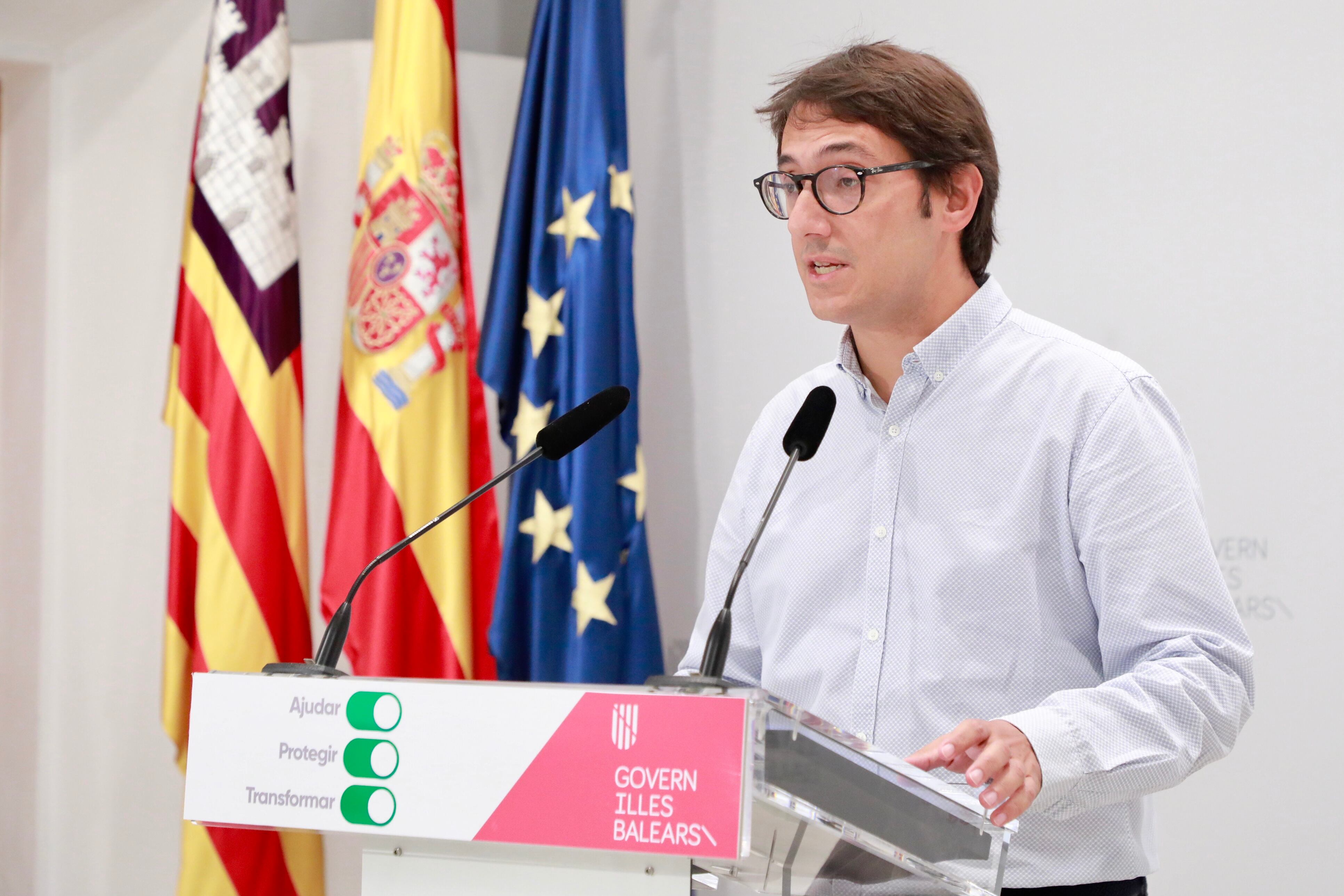 Iago Negueruela, tras el Consell de Govern