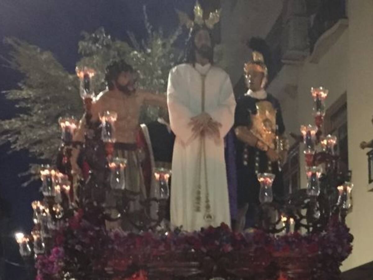 Jesús Cautivo sale en procesión con la Rosa de Pasión de SER Ciudad Real