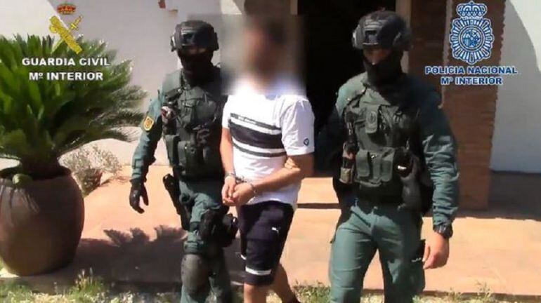 Detención de Samuel Crespo, en Jimena