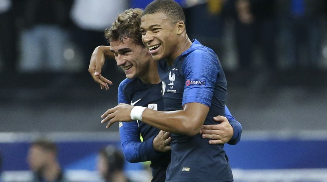 Griezmann y Mbappé