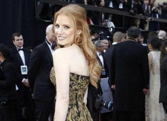 Jessica Chastain en los pasados premios Oscar