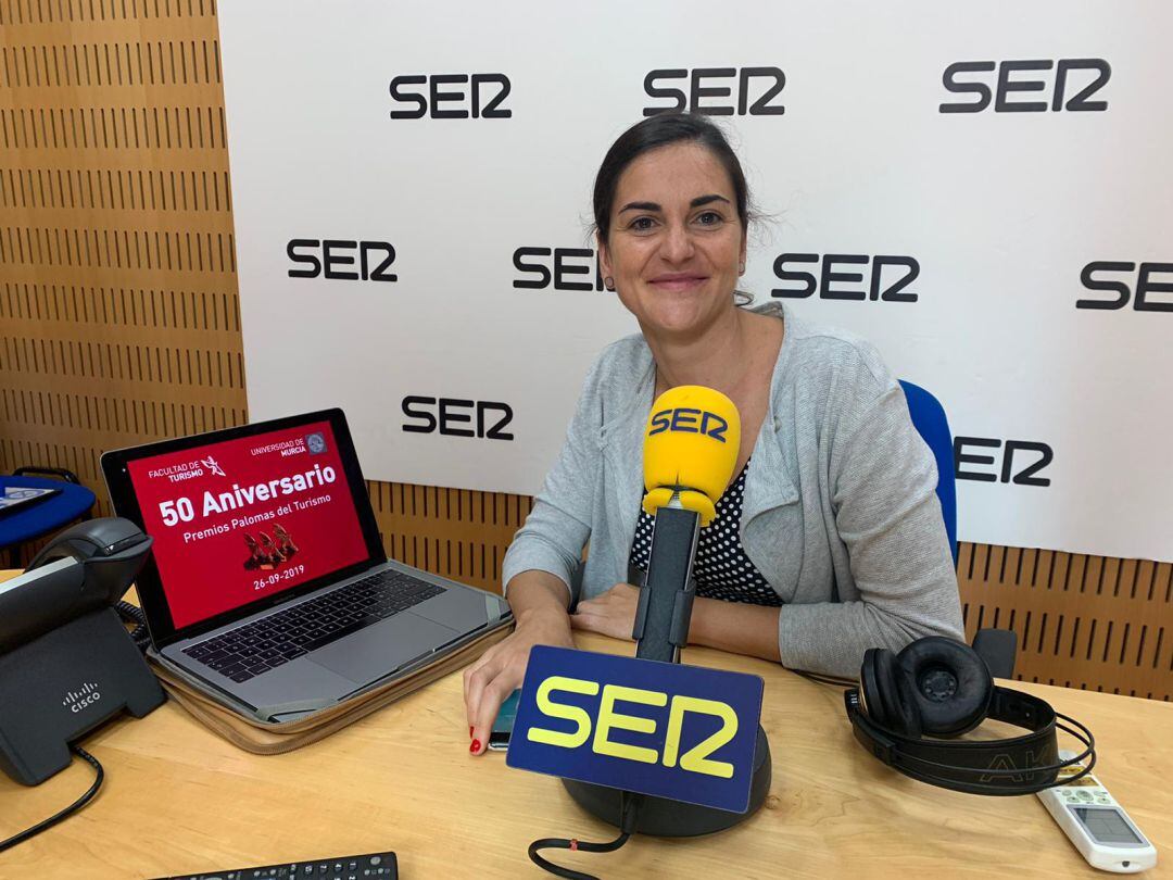 Raquel Moreno, responsable de Comunicación y Marketing de la Facultad de Turismo de Murcia