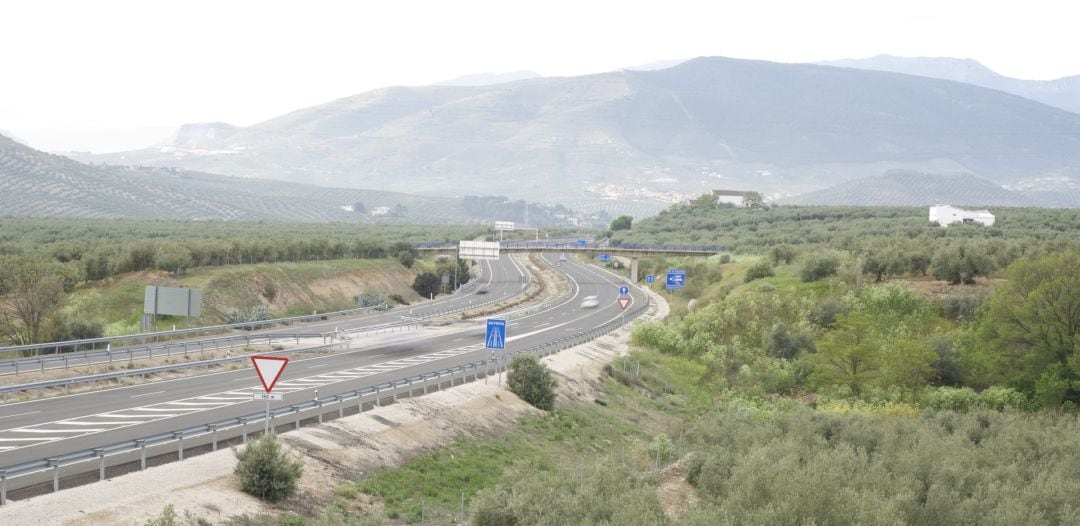 Autovía A-44 en la provincia de Jaén.