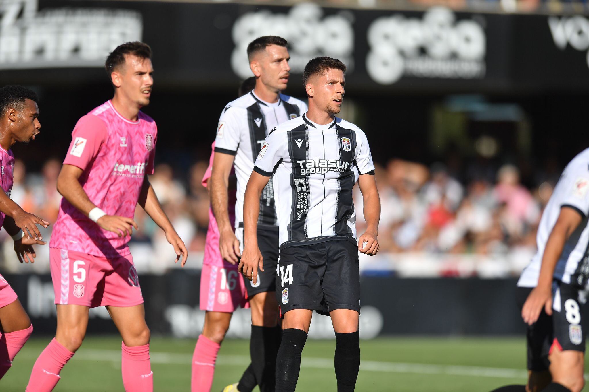 Fontán y Alcalá durante el partido