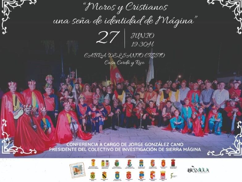 Cartel anunciador de la conferencia de Jorge González Cano este viernes, 27 de junio