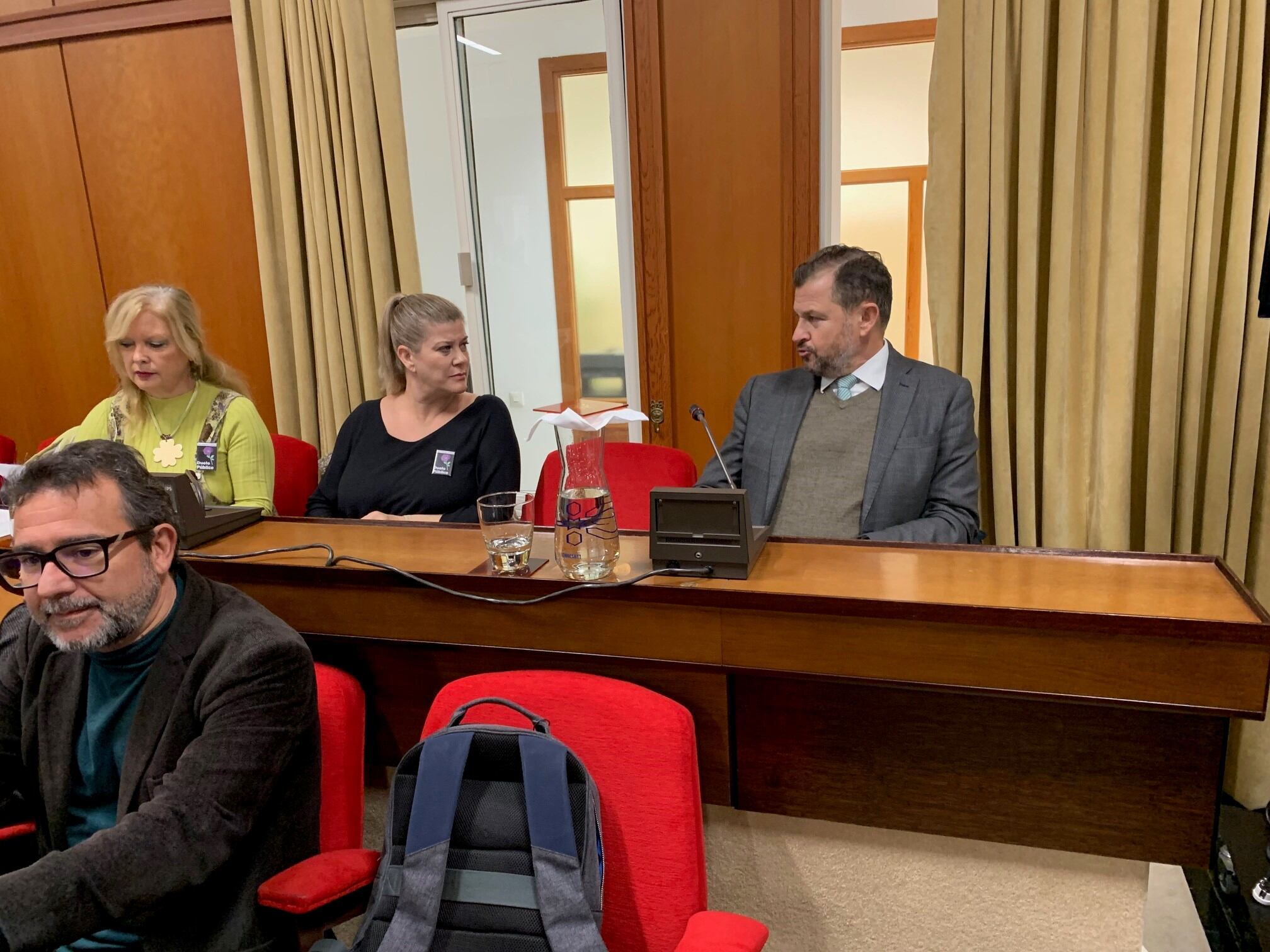 David Dorado, en el salón de Plenos