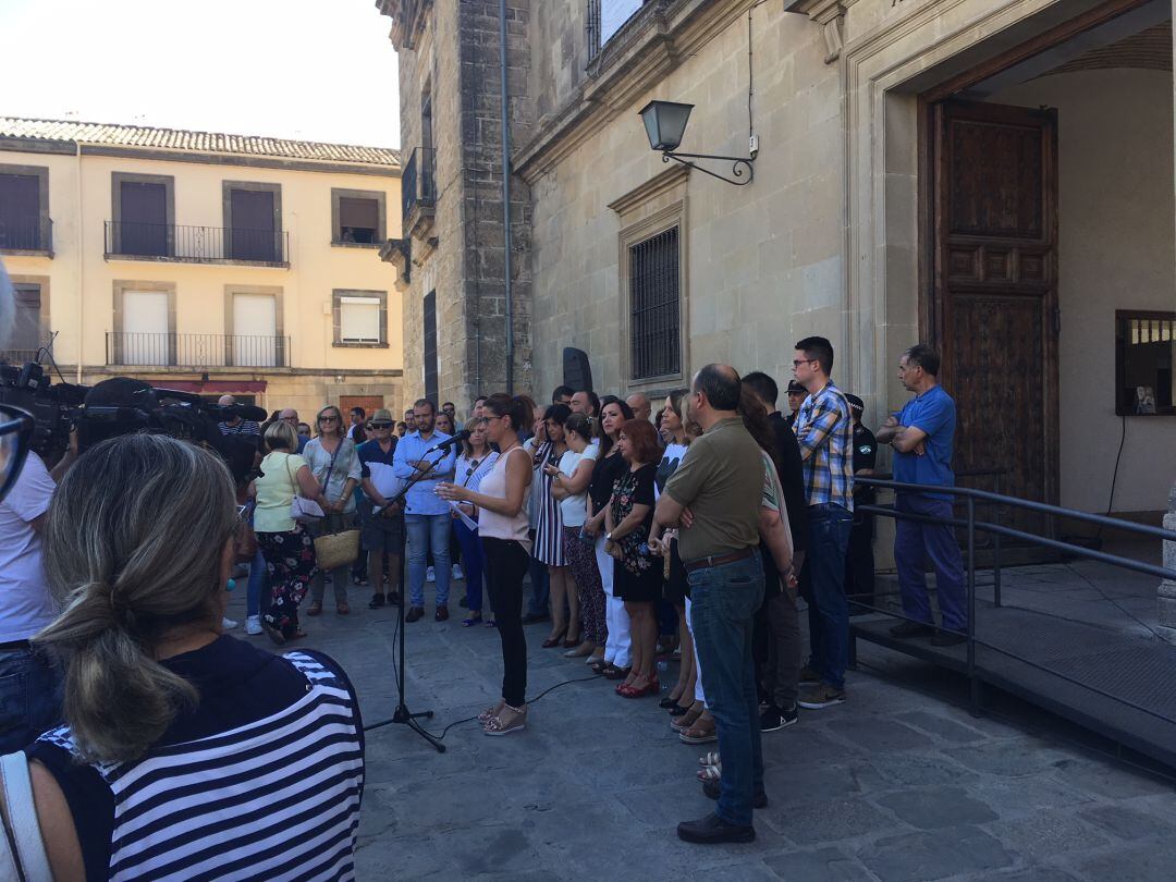 Concentración en Úbeda.