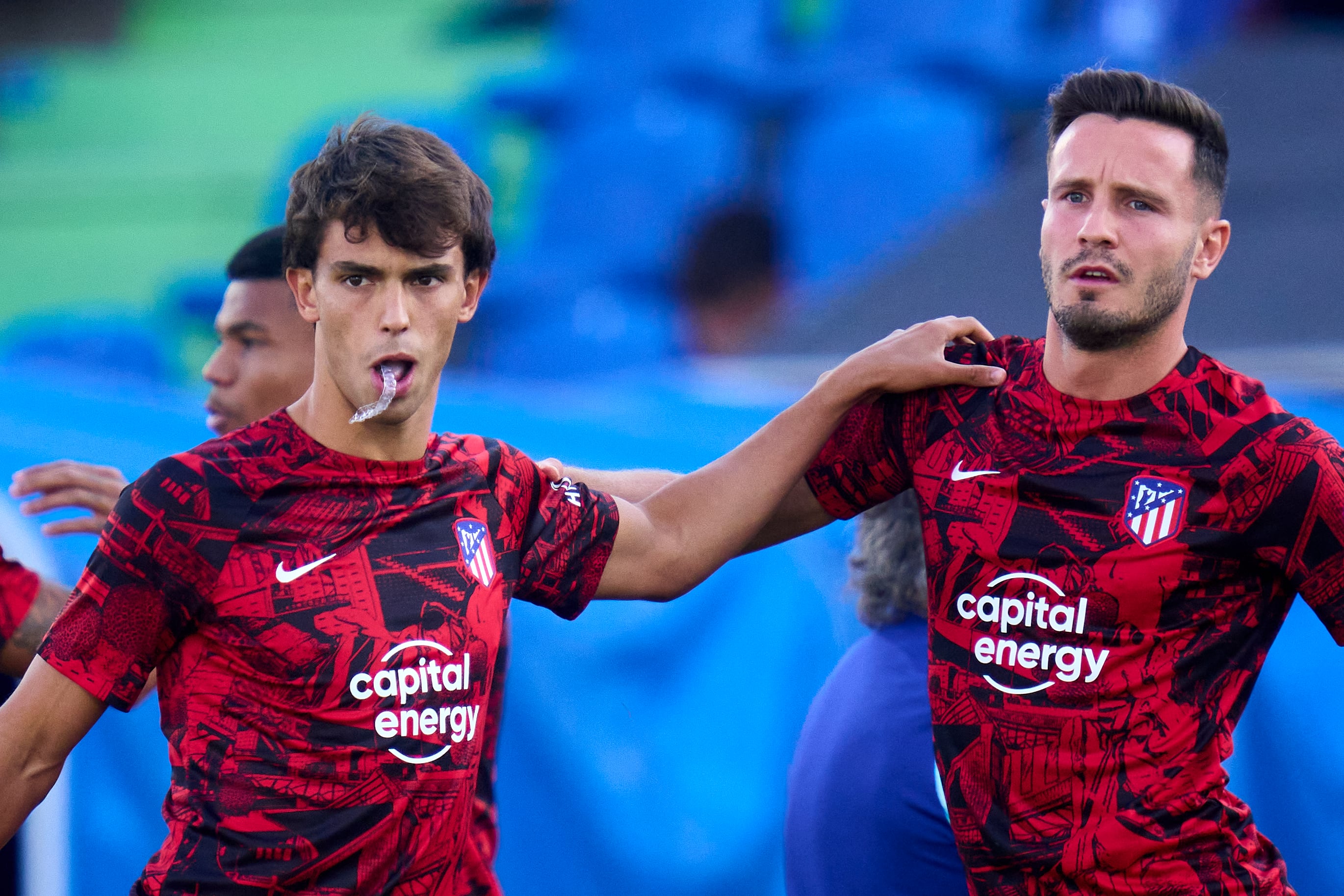 Joao Félix y Saúl. (Diego Souto/Quality Sport Images/Getty Images)