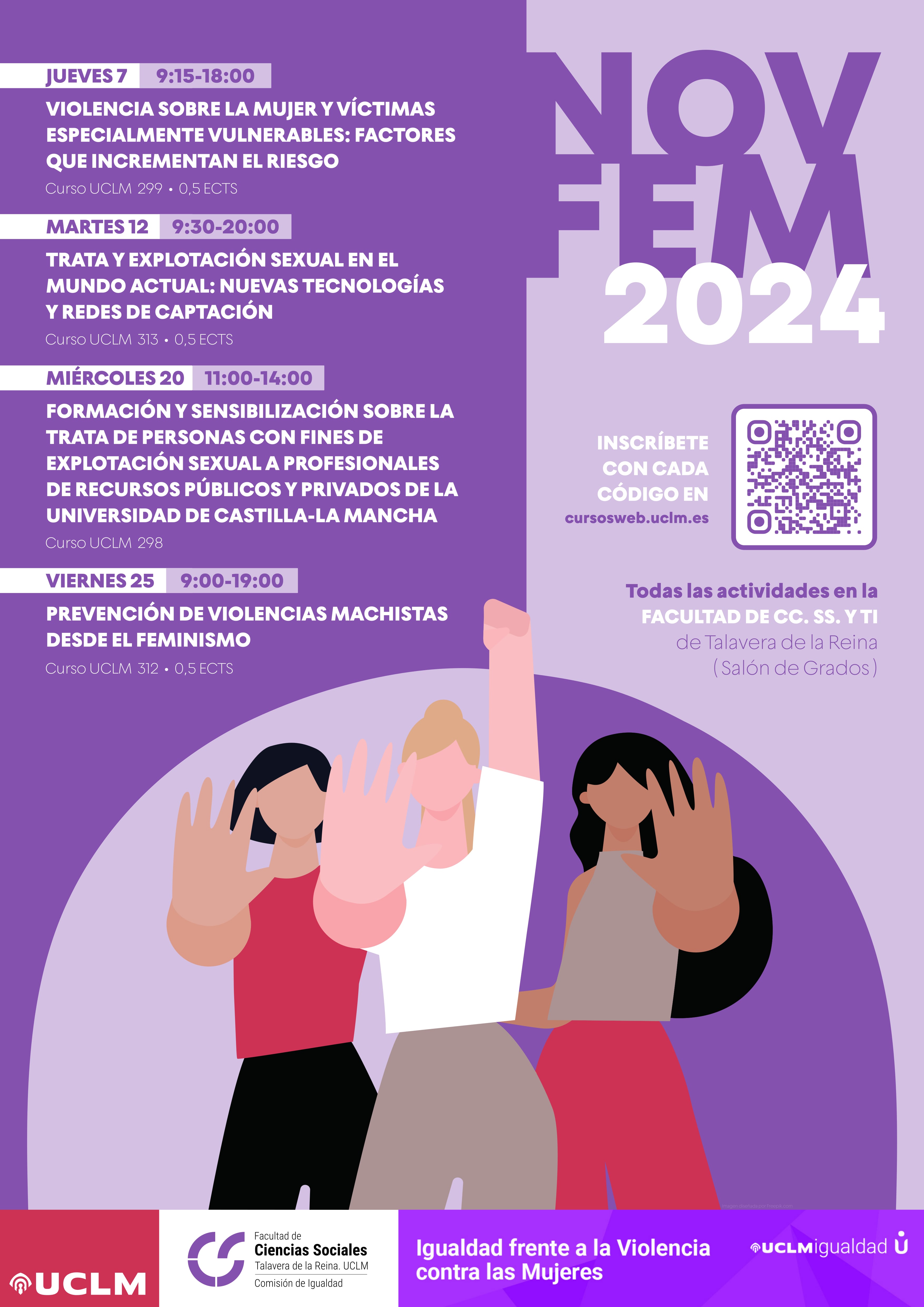 Noviembre Feminista en la UCLM de Talavera de la Reina este 2024