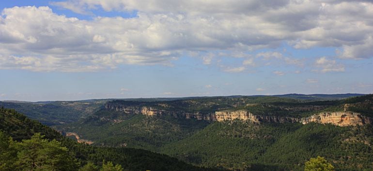 Vistas desde el mirador de Uña (Cuenca).