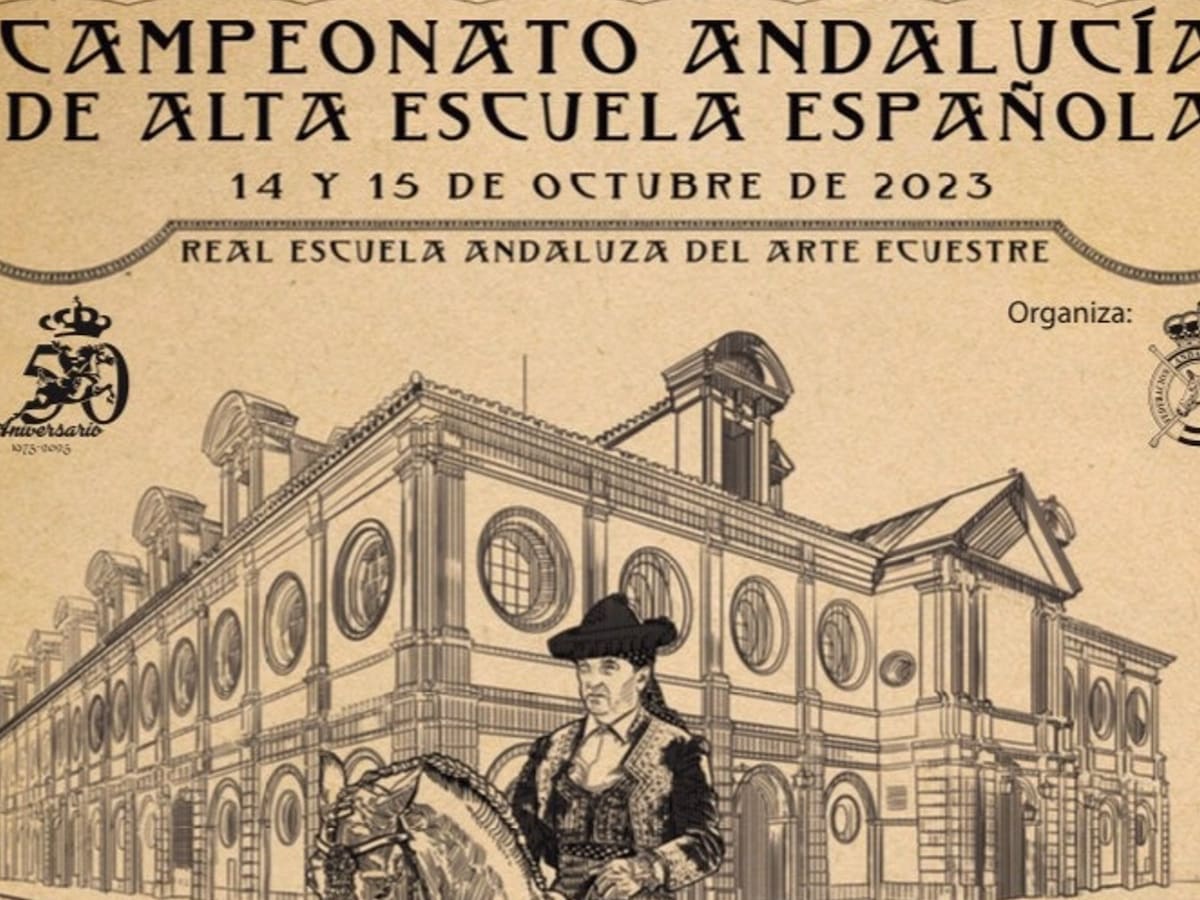 La Real Escuela de Arte Ecuestre acoge el Campeonato de Andalucía de Alta Escuela Española