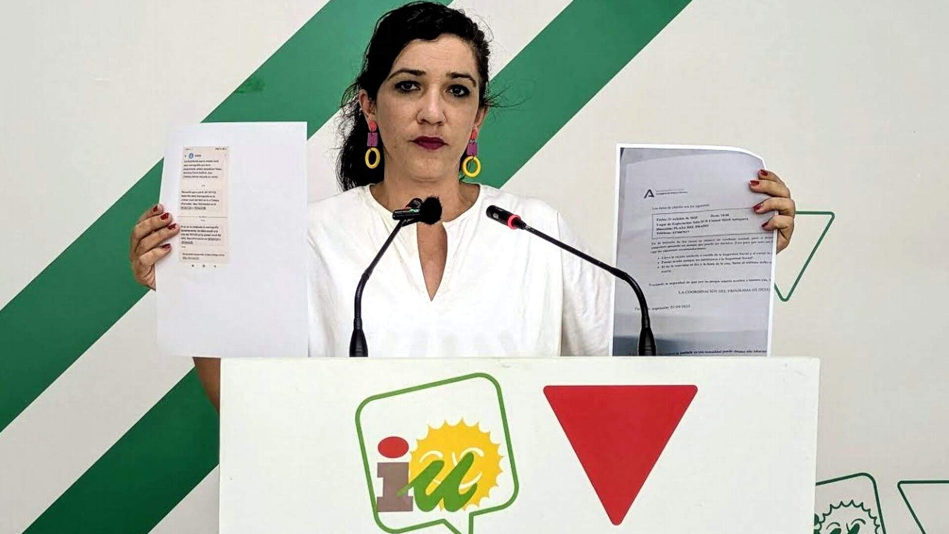 Toni Morillas, coordinadora provincial de Izquierda Unida