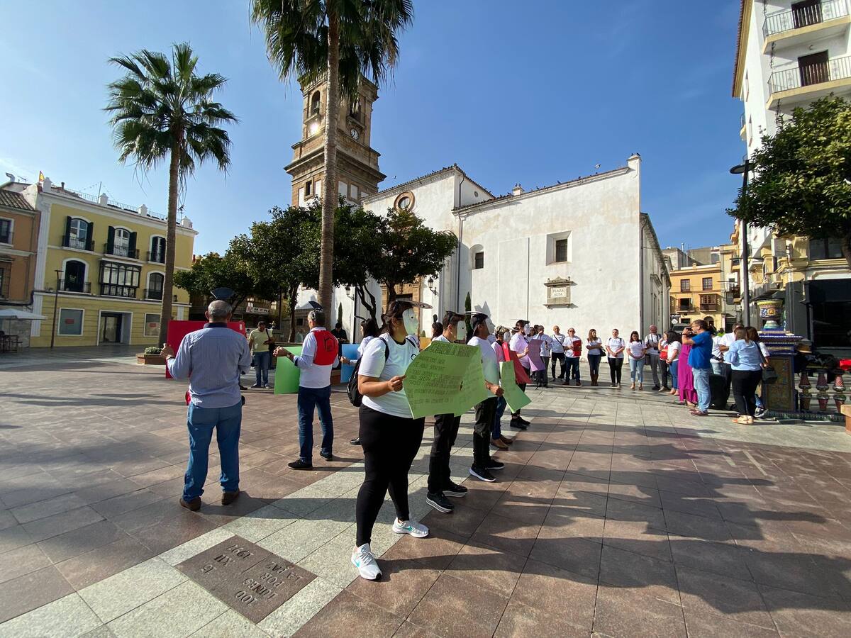 Cáritas Diocesana en Algeciras, acto personas sin hogar