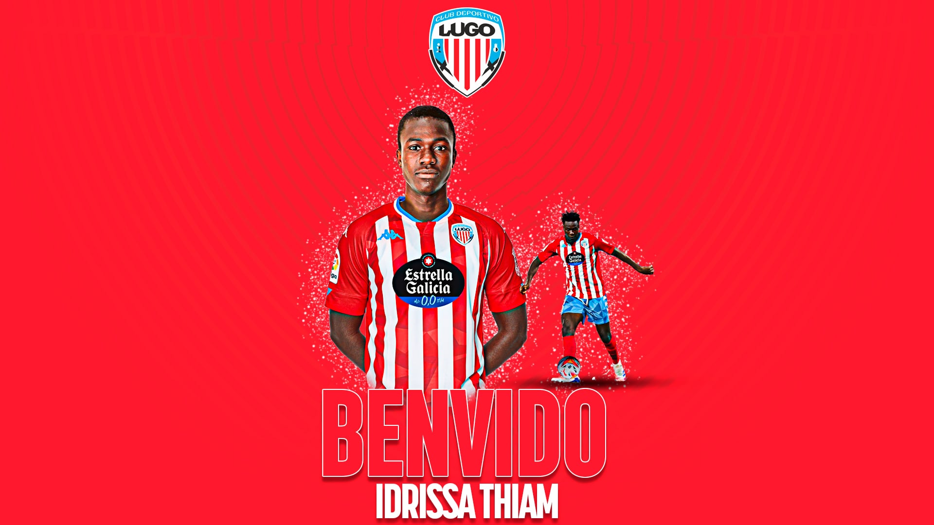 Imagen de bienvenida a Idrissa Thiam la pasada temporada