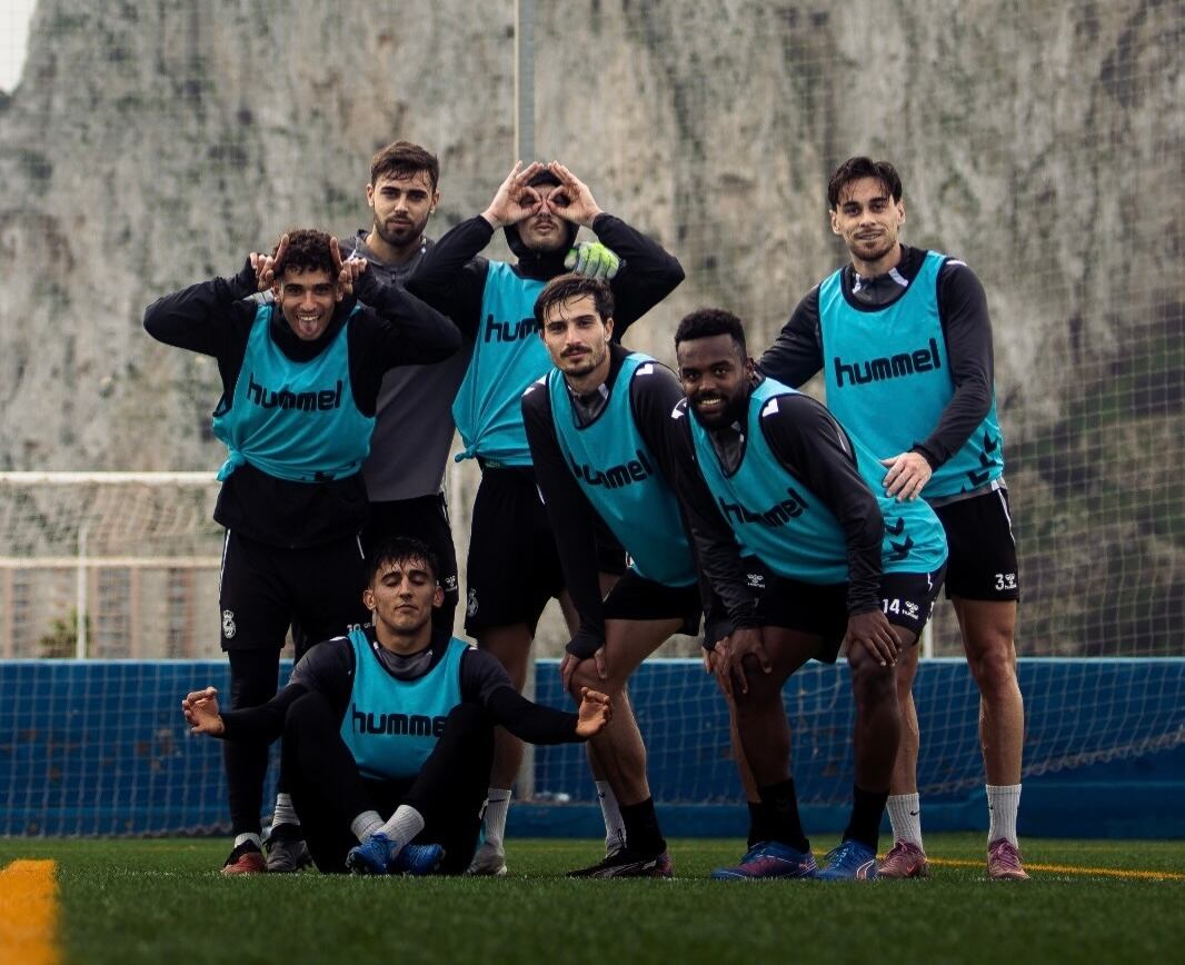 Un entreno de la Balona