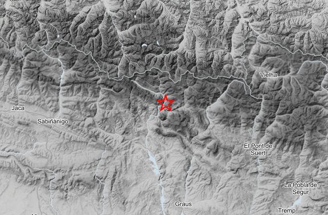 El epicentro del terremoto se situó en el municipio de Tella-Sin, en Sobrarbe. Foto: IGN