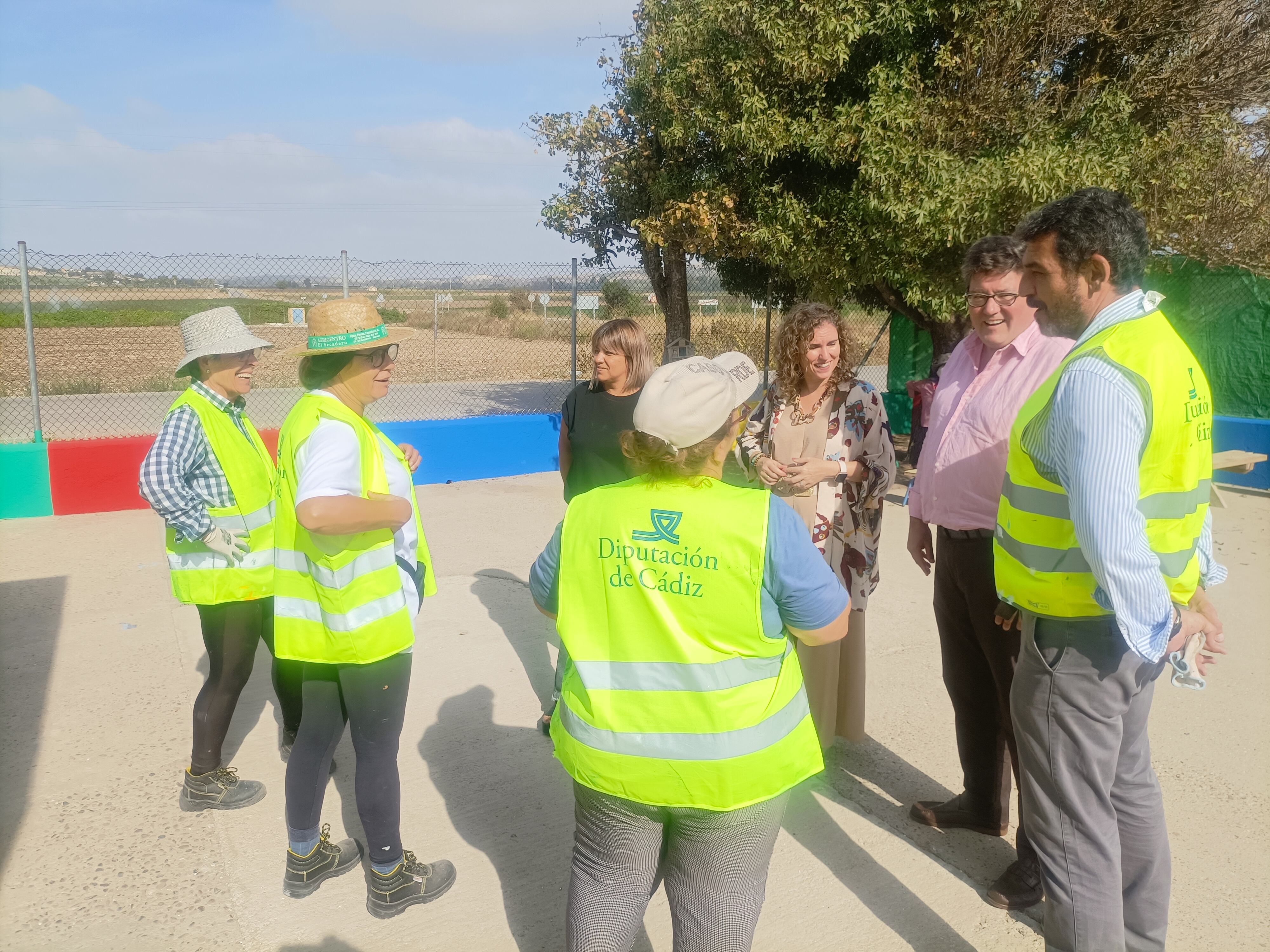 Visita de los delegados a Rajamancera