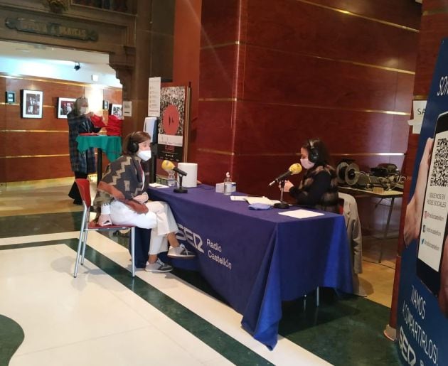 La responsable del Centro de Tranfusión de Sangre de Castellón, Virginia Callao, durante su entrevista en Hoy por Hoy Castellón en la Maratón de Donación de Sangre.