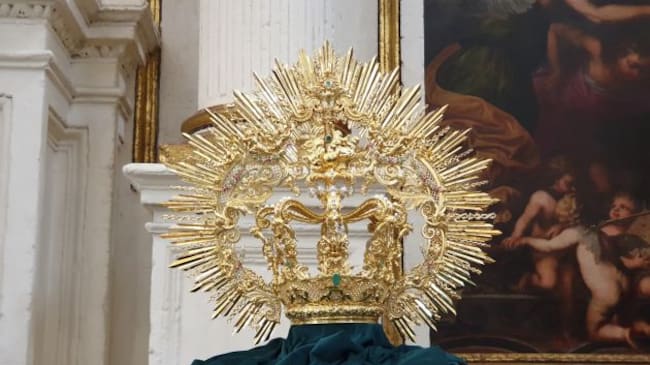 Corona de la coronación canónica de la Virgen de la Esperanza de Granada