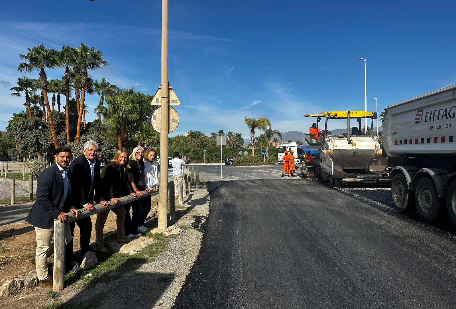 Inicio plan de asfaltado de Motril (Granada)