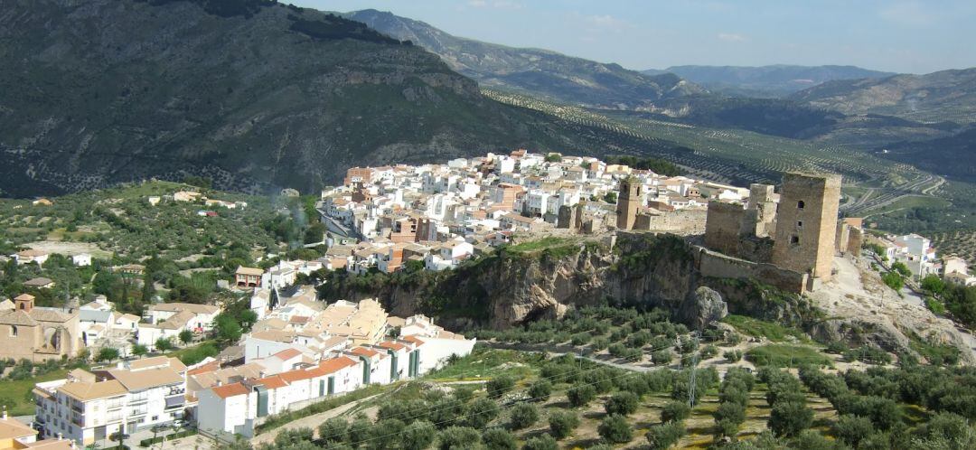 Vista aérea de La Guardia de Jaén, localidad que contará con una nueva EDAR.