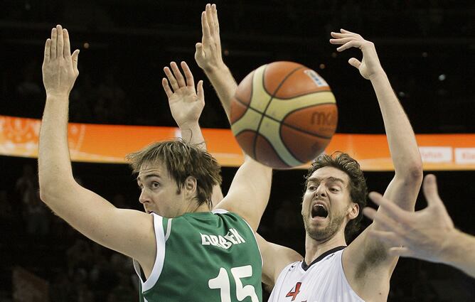 El jugador de los Lakers, clave en el partido de cuartos de final del Eurobasket entre España y Eslovenia