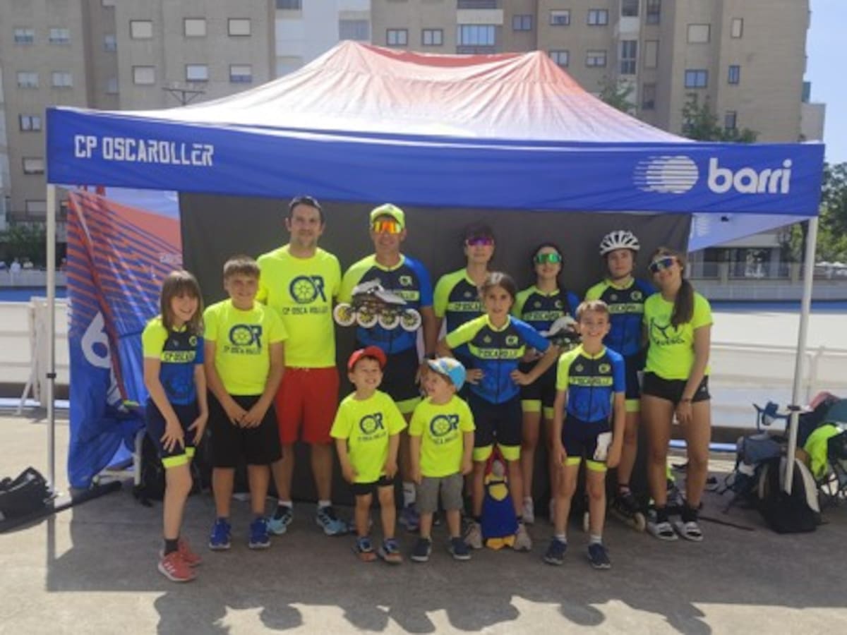 Éxito de Osca Roller en el Campeonato de Aragón de patinaje de velocidad