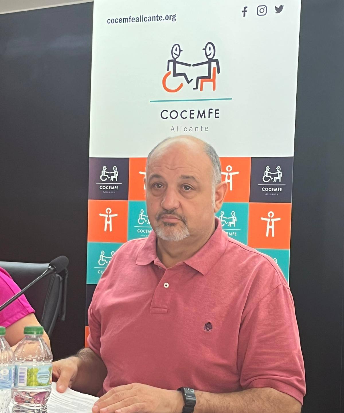 Antonio, como presidente de Cocemfe