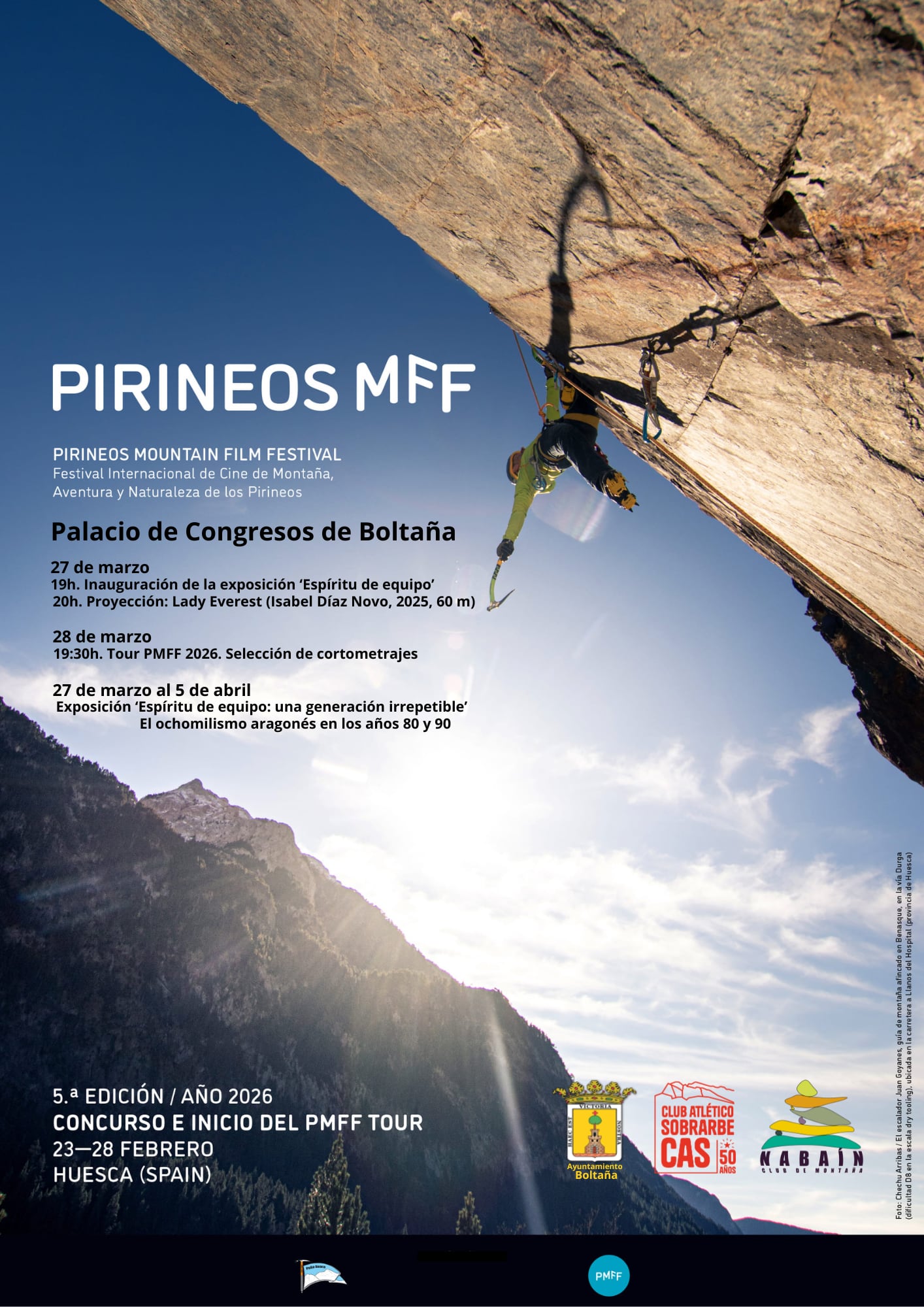 Boltaña acoge este fin de semana las proyecciones del Pirineos Mountain Film Festival