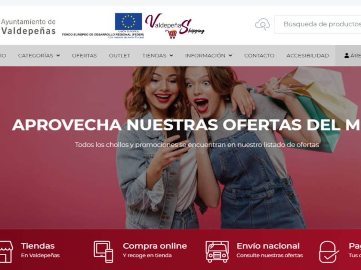 Hasta el 15% de las ventas de algunos comercios tradicionales de Valdepeñas ya llegan vía 'online'