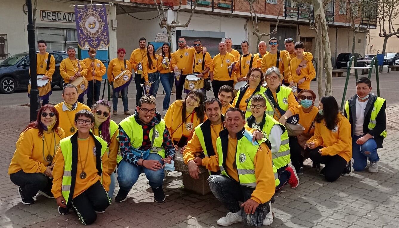 La Hermandad Jesús Camino del Calvario tras el pasacalle solidario de 2022