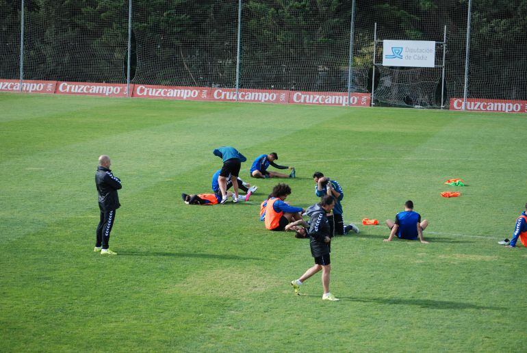 Entrenamiento del Cádiz