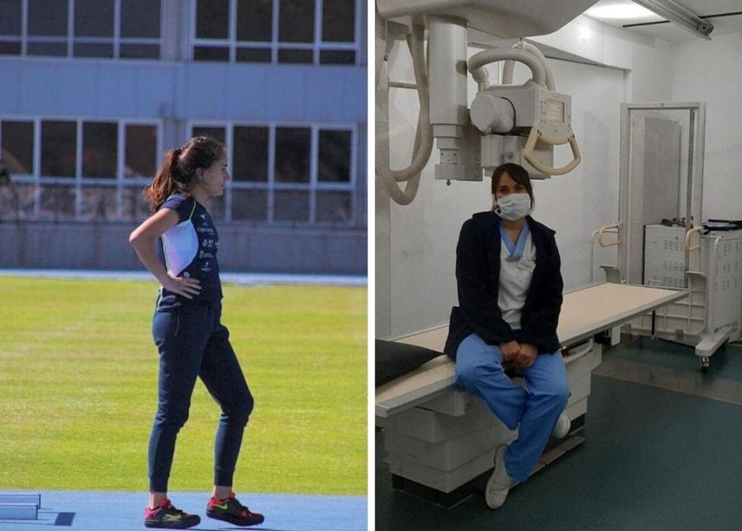 La saltadora tinerfeña presta sus servicios en el ramo sanitario