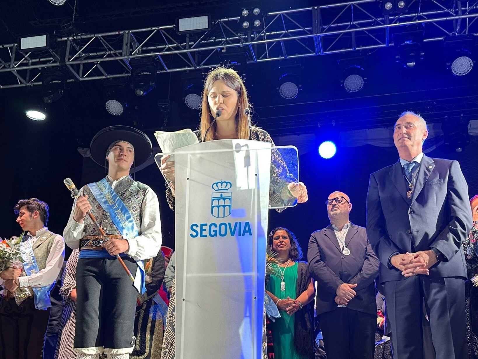Pregón de las fiesta de Segovia con la escritora Elvira Sastre