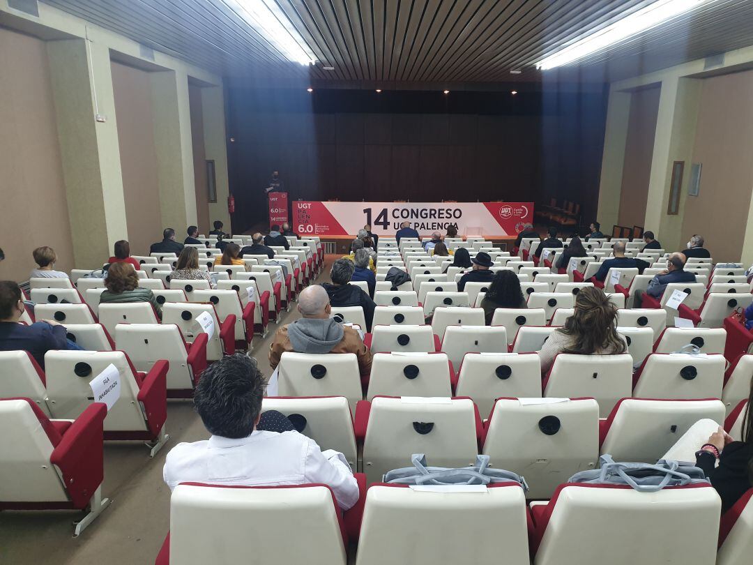 Imagen de la celebración del Congreso de UGT en Palencia
