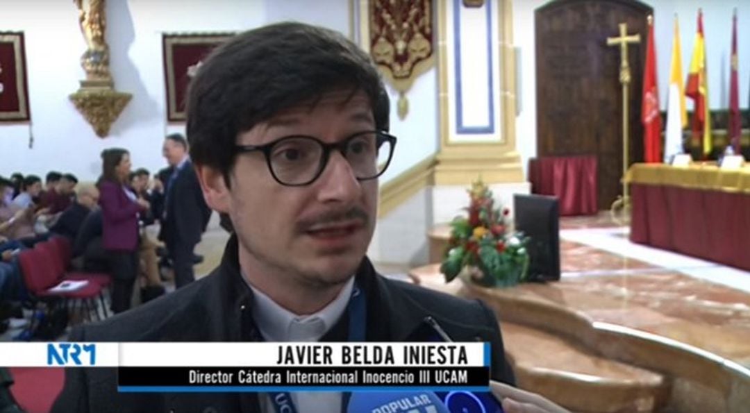 Javier Belda, el sacerdote al que la UCAM ha cesado de todos sus cargos