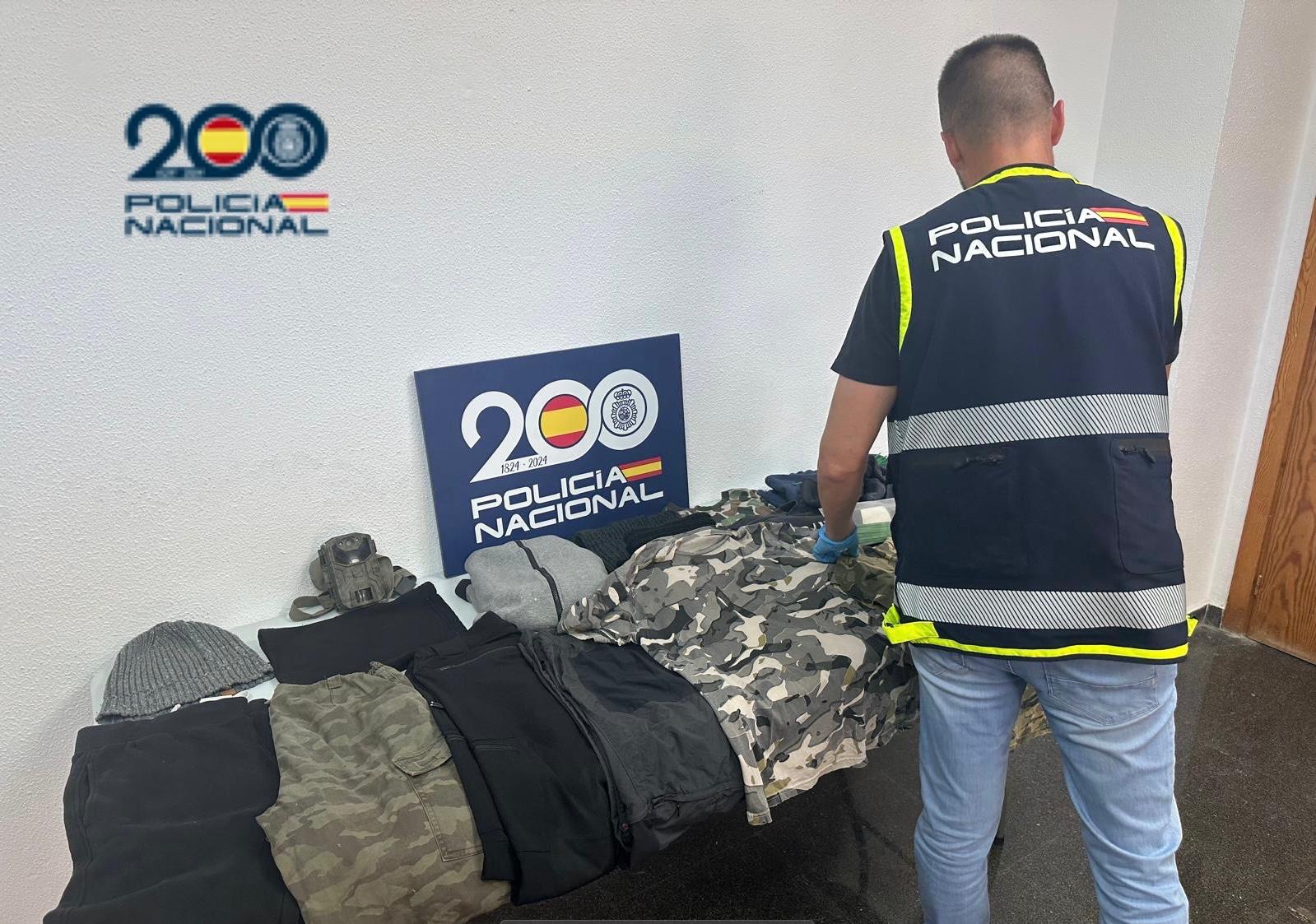 Imagen del registro policial en San Vicente del Raspeig