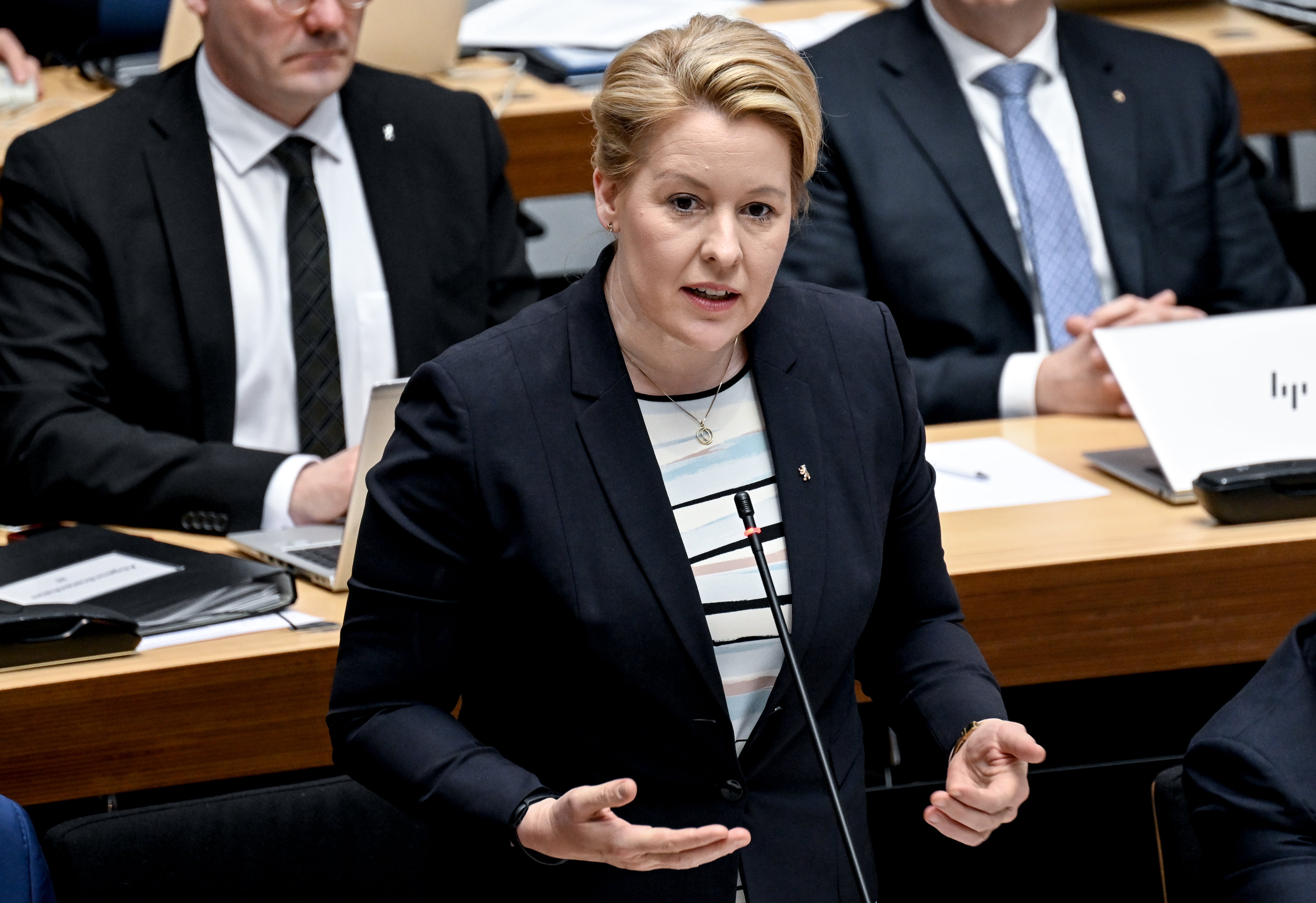 La socialdemócrata Franziska Giffey. (Photo by Britta Pedersen/picture alliance via Getty Images)