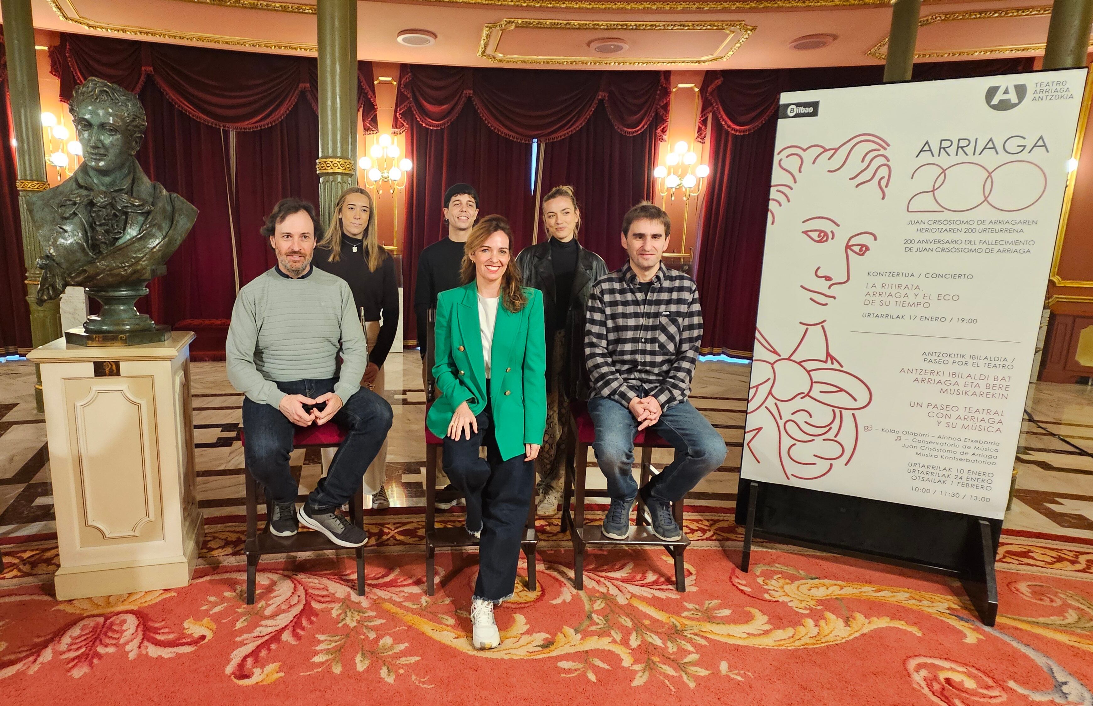 Los protagonistas en la rueda de prensa