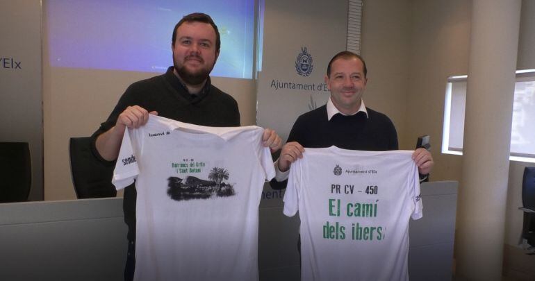 Concejal de Medio Ambiente, Antonio García, y concejal de Deportes, Jesús Ruiz Pareja