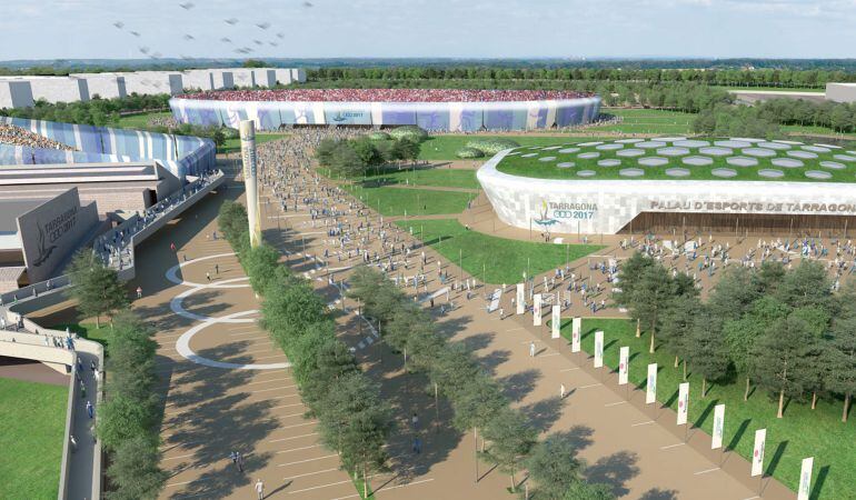 Imatge virtual de la futura anella mediterrànea.