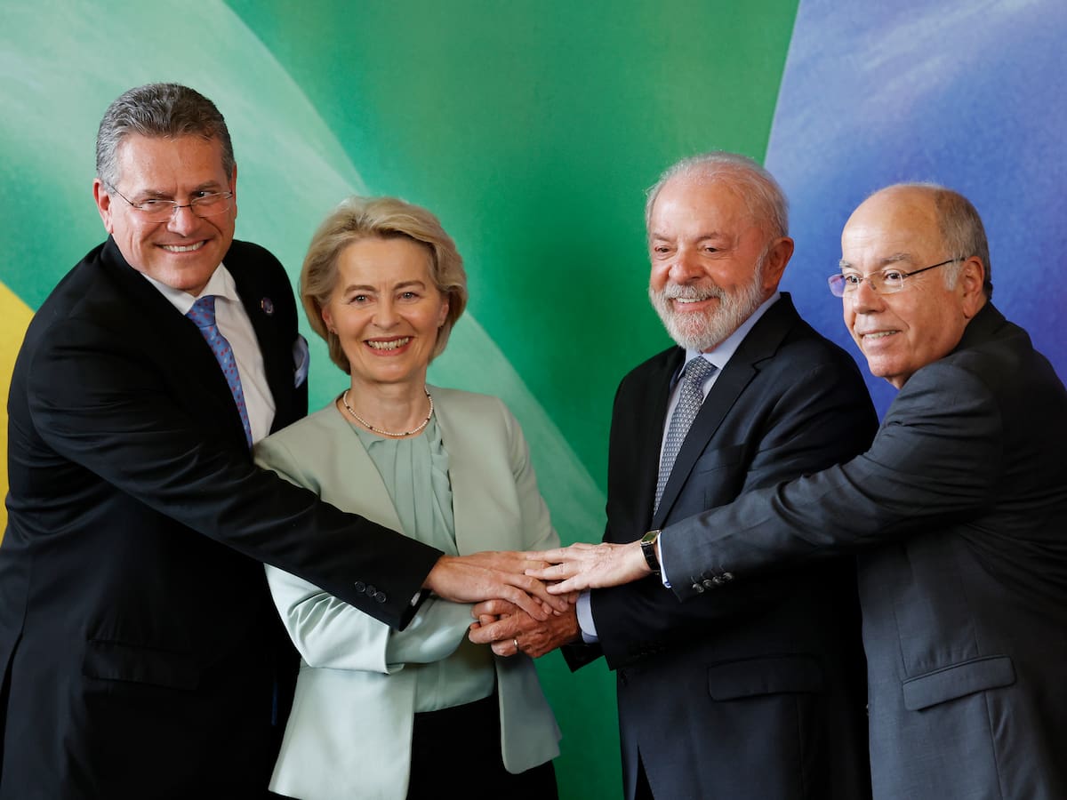 Bruselas anuncia la entrada en vigor provisional del acuerdo con Mercosur el próximo 1 de mayo