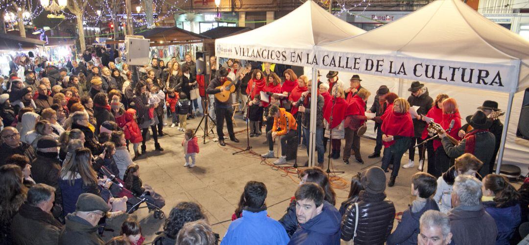 Villancicos en la calle en Leganés