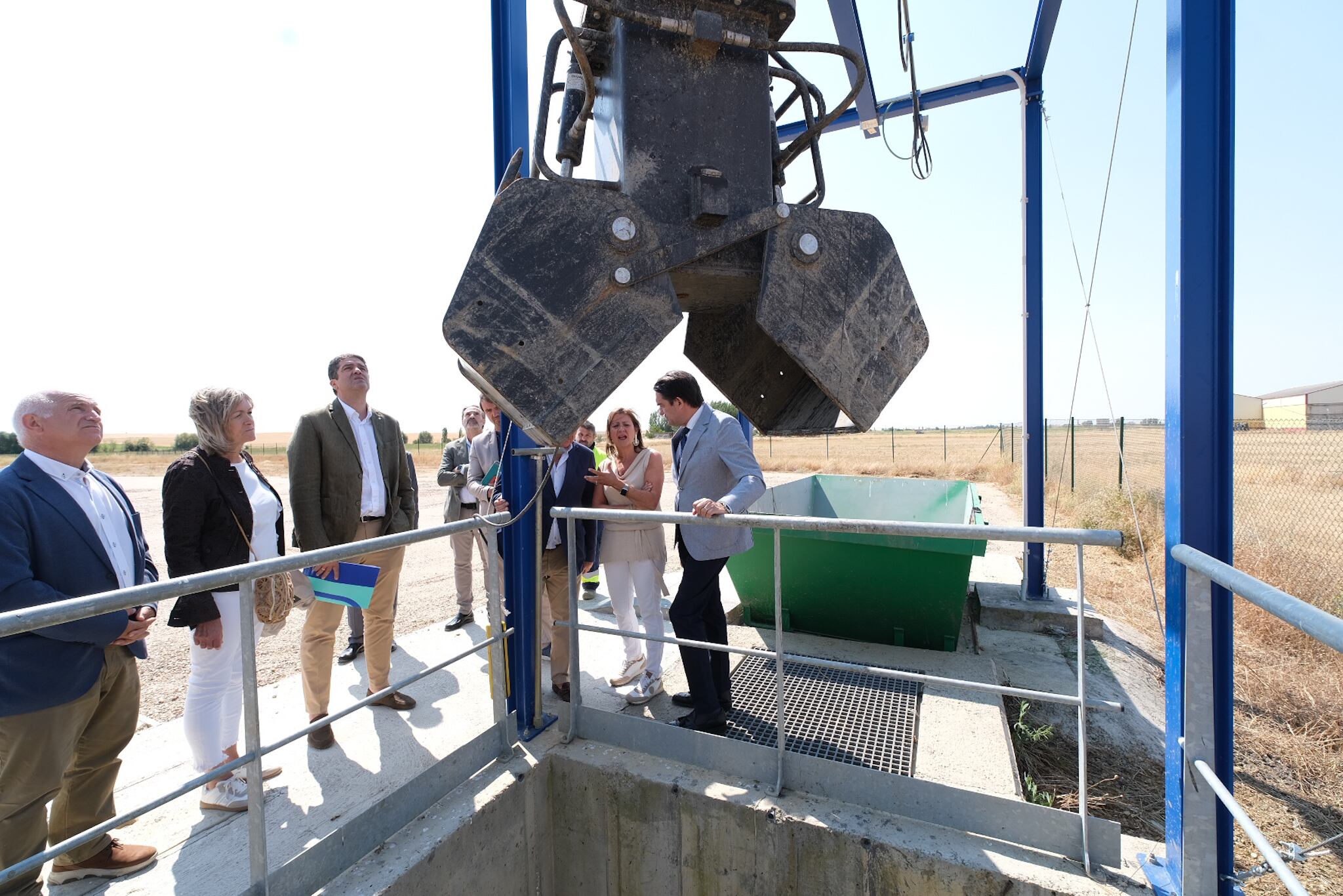 Visita a la nueva EDAR de Cisneros
