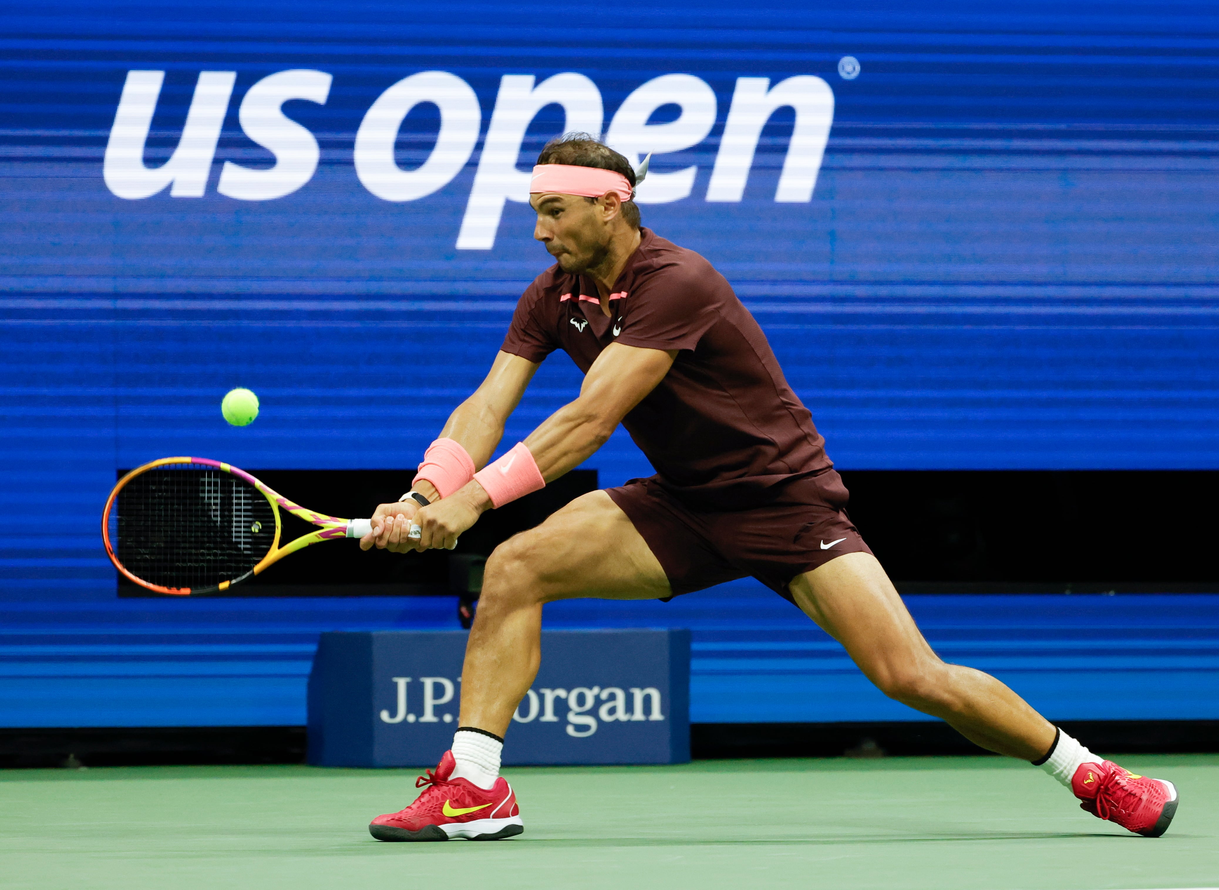 Rafael Nadal, ante Richard Gasquet en el US Open