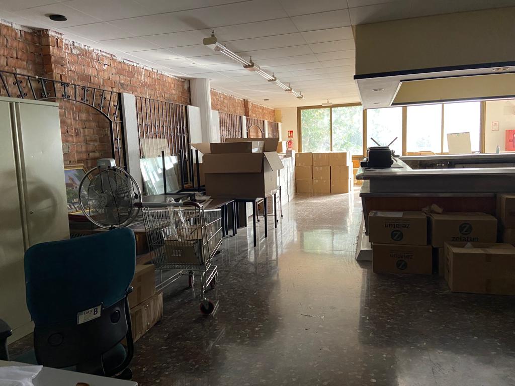 La cafetería se ha reconvertido en trastero