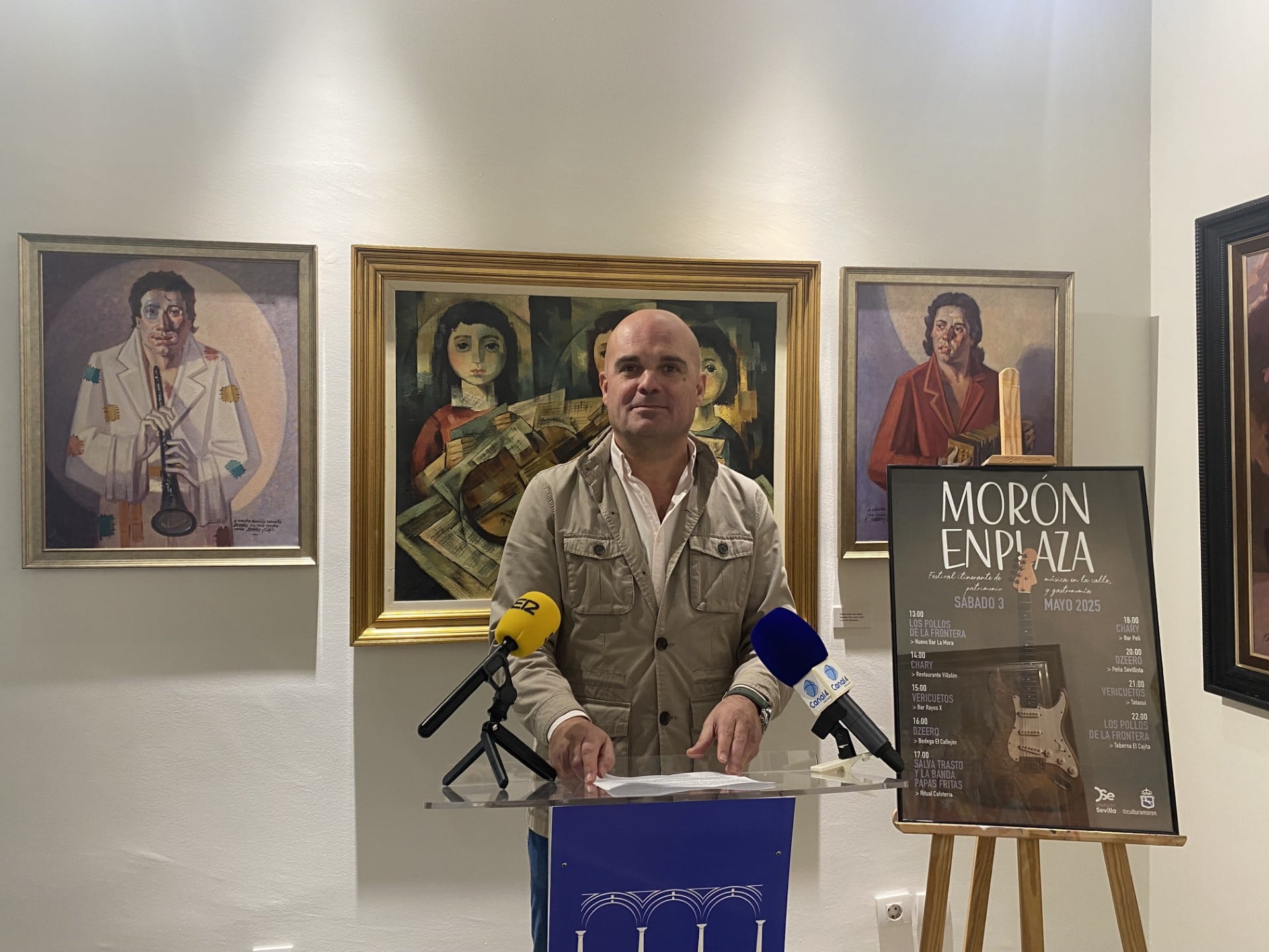 Alfonso Luna, delegado de Cultura de Morón.