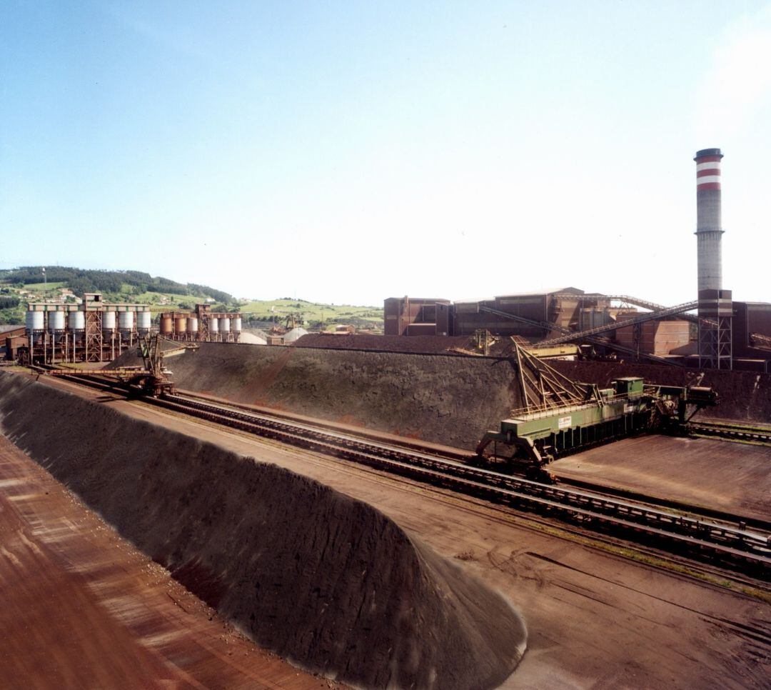 Factoría del gigante siderúrgico en Gijón. 